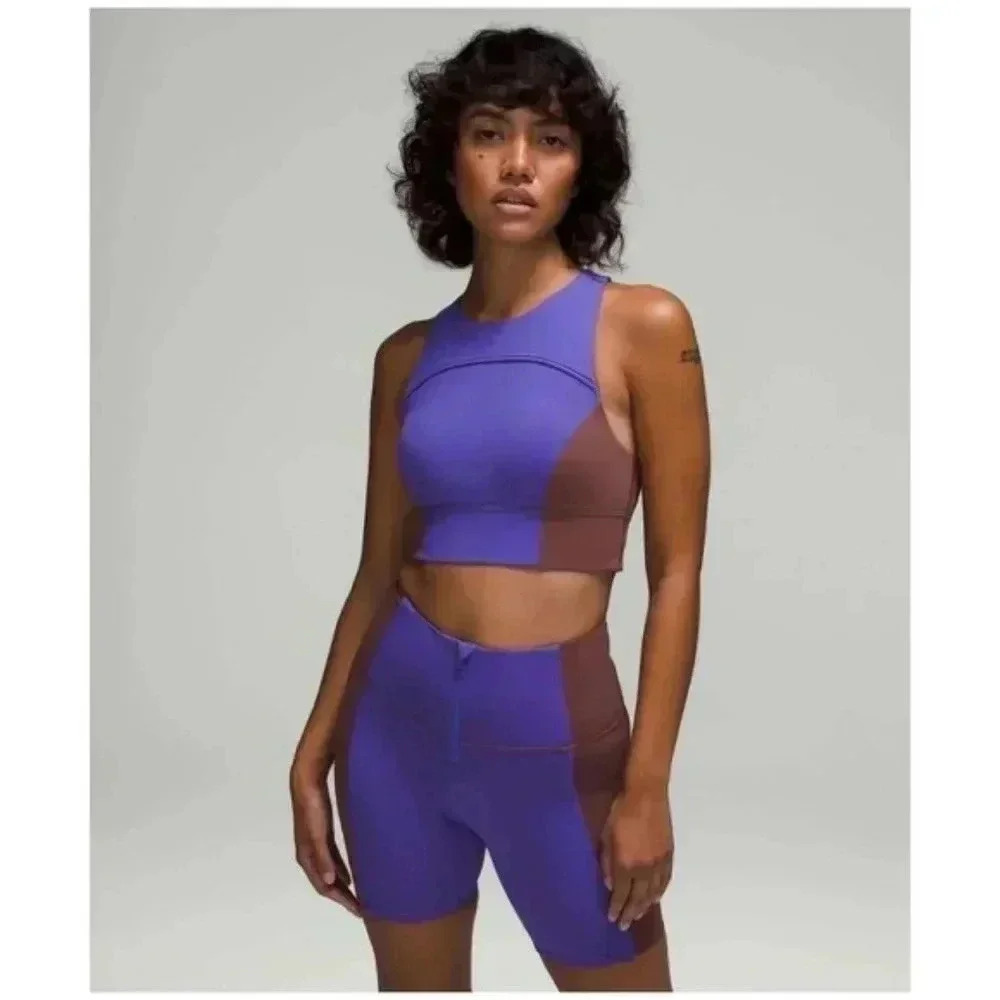 Lululemon Hike to Swim Sports Bra Charged Indigo Dark Oxide